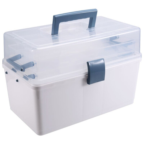 Portable Multifunctional Tool Box Hardware Storage Large Capacity Electrician Maintenance Toolbox Hardware Sorting Box 1