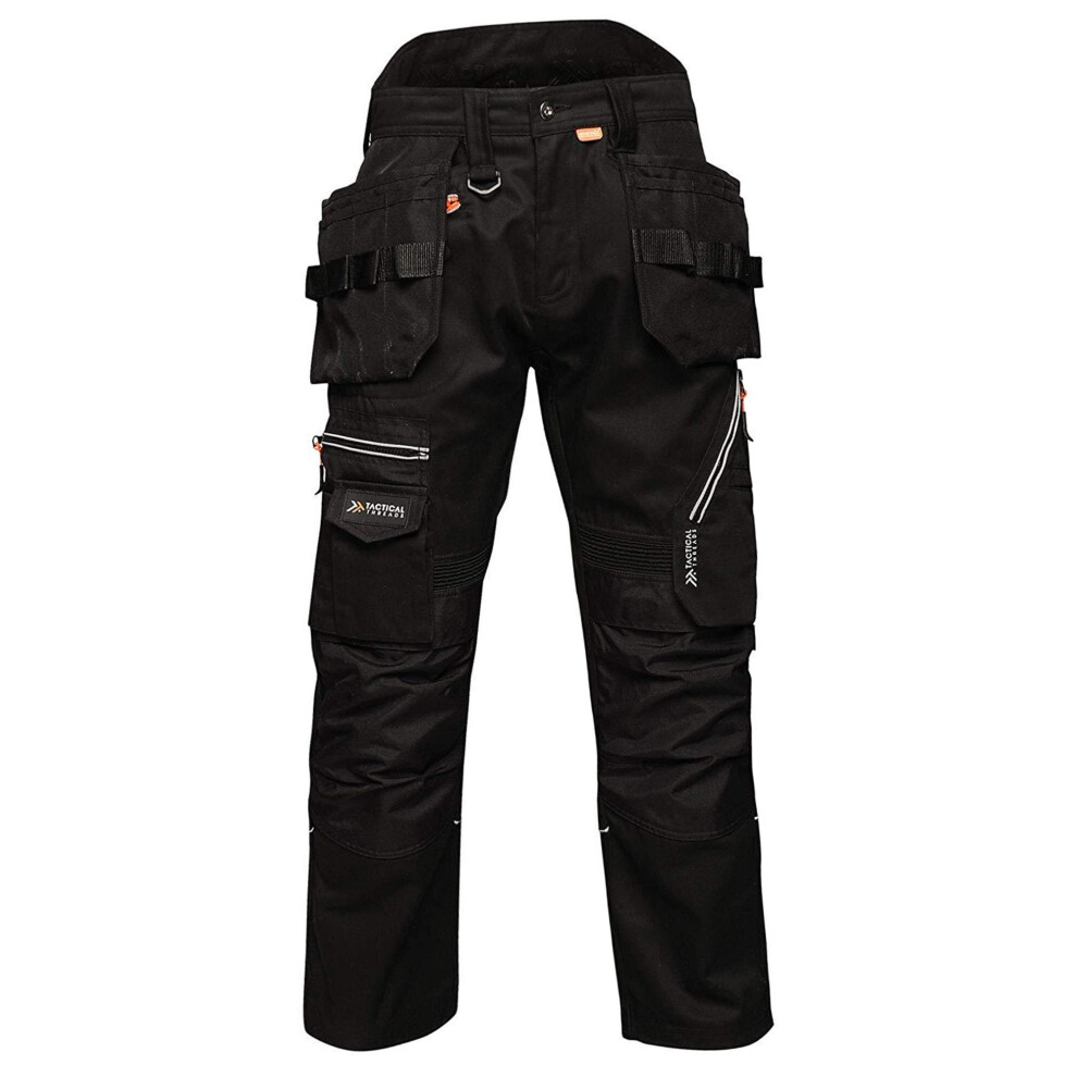(40R, Black) Regatta Professional Mens Work Trousers 5059000825842