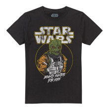 (XL, Black) Star Wars Unisex Adult Bounty Hunter For Hire Bossk T-Shirt