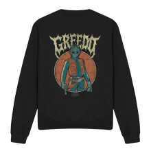 (XXL, Black) Star Wars Unisex Adult Greedo Metal Sweatshirt