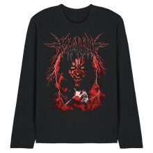 (L, Black) Star Wars Unisex Adult Darth Maul Lightning Long-Sleeved T-Shirt