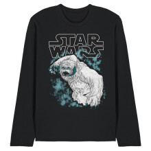 (L, Black) Star Wars Unisex Adult Wampa Long-Sleeved T-Shirt