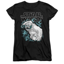 (XL, Black) Star Wars Womens/Ladies Wampa Fitted T-Shirt