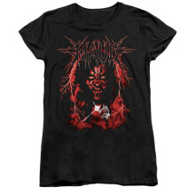 (XL, Black) Star Wars Womens/Ladies Darth Maul Lightning T-Shirt
