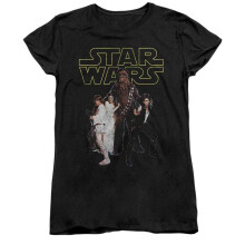 (XXL, Black) Star Wars Womens/Ladies Rebel Retro T-Shirt