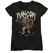(M, Black) Star Wars Womens/Ladies Rancor Metal Fitted T-Shirt