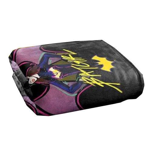 Batman (152cm x 127cm, Multicoloured) Batman Batgirl Soft Touch Blanket 1
