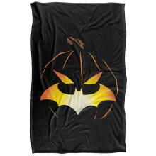 (147cm x 91cm, Multicoloured) Batman Jack-O-Bat Printed Soft Touch Blanket