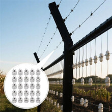 25 Stück Aluminium-Split-Bolt-Verbindungsklemme, Silberfarben, Zaundrahtklemmen, Robuste Split-Bolt-Verbindungsverbinder