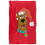 Scooby Doo (152cm x 127cm, Multicoloured) Scooby Doo Santa Hat Soft Touch Blanket 1