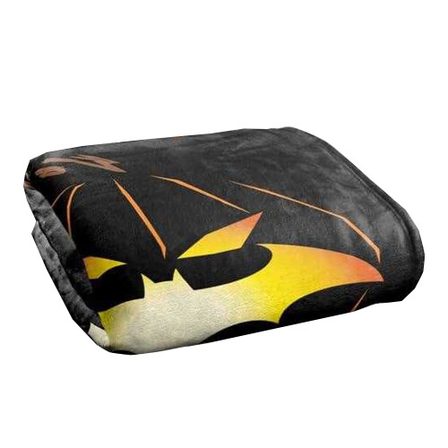 Batman (147cm x 91cm, Multicoloured) Batman Jack-O-Bat Printed Soft Touch Blanket 1