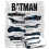 Batman (147cm x 91cm, Multicoloured) Batman Batmobiles Silhouette Blanket 2