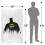Batman (152cm x 127cm, Multicoloured) Batman City Silhouette Soft Touch Blanket 4