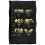 Batman (152cm x 127cm, Yellow/Black) Batman Batmobile Polyester Soft Touch Blanket 1