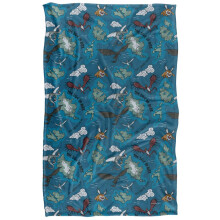 (147cm x 91cm, Multicoloured) How To Train Your Dragon Toothless The Isle Of Berk Map Blanket