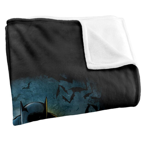 Batman (152cm x 127cm, Multicoloured) Batman Bat Cave Soft Touch Blanket 2