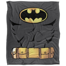 (147cm x 91cm, Multicoloured) Batman Costume Soft Touch Blanket