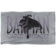 (152cm x 127cm, Multicoloured) Batman Caped Crusader Running Soft Touch Blanket