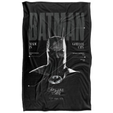 (147cm x 91cm, Multicoloured) Batman Classic Soft Touch Blanket