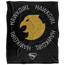 (152cm x 127cm, Multicoloured) Superman Hawkgirl 2025 Icon Soft Touch Blanket