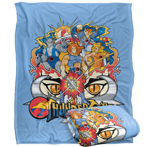 Thundercats (147cm x 91cm, Multicoloured) Thundercats Go! Soft Touch Blanket 1