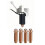 Hotend Nozzles for  Centauri Chromium Zirconium Copper Bimetallic Nozzle 0.2/0.4/0.6/0.8mm 3D Printer Part 6