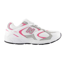 (12 UK Child, White/Pink) New Balance Childrens/Kids 408 V1 Trainers