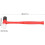 Small Rubber Mallet Hammer, 2PCS Reusable Plastic Hammers Jewelry Making Tools for Model Clock Watch 8