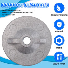 6E8-45251-00 Lower Casing Drive Anode 6E8-45251-01 for Outboard Motor 9.9HP 15HP Boat Engine Parts Zinc Alloy