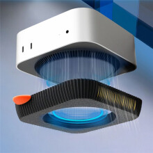 3D Printing Computer Base Power Button Front Heat Dissipation Bracket Dustproof Host Accessories for M4 Black