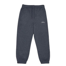 (7-8 Years, Charcoal Marl) Slazenger Childrens/Kids Fleece Plain Jogging Bottoms