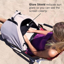 Laptop Sun Shade Tent Privacy Screen Hood Foldable Computer Bags Outdoor Work for Most Laptops Water-Resistant Beach Bag