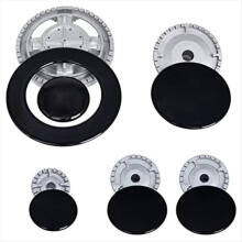 Set di Cappelli da Cucina, Utensili Pratici, Bruciatori, Corone e Cappucci per Fiamme, Set di Cappucci per Cucine A Fiamma da Forno, Struttura In