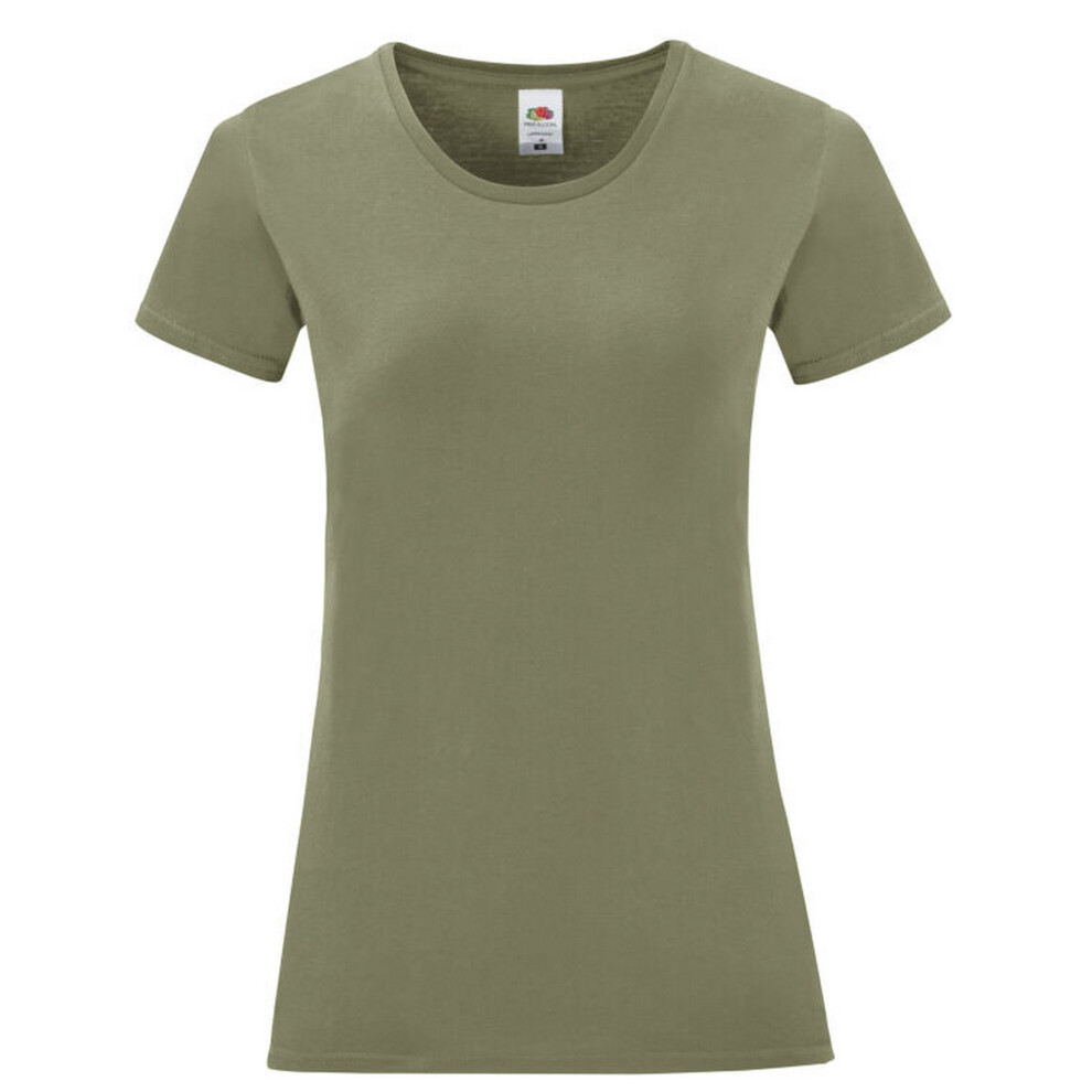 Fruit Of The Loom (S, Classic Olive) Womens/Ladies Iconic 150 T-Shirt