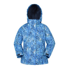 (5-6 Years, Blue) Mountain Warehouse Childrens/Kids Snowdrop Watercolour Ski Jacket