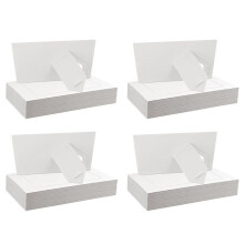 120-Pack Papper Tavelramar för 4 X 6 Tums Foton, Stående Vita Kartong Fotoramar med Staffli DIY Crafts Ram