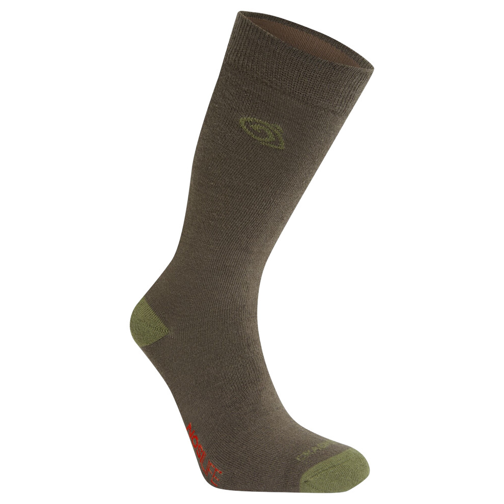 Craghoppers (9 Uk-12 Uk, Woodland Green/Wild Olive) Unisex Adult Insect Repellent Socks