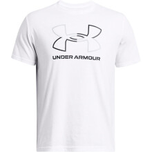 (XXL, White/Black) Under Armour Mens Foundation Updates Gl Short-Sleeved T-Shirt