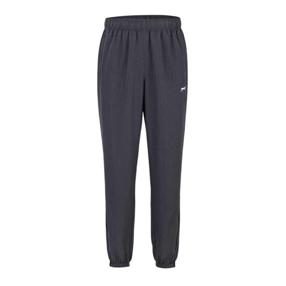 Slazenger (S, Charcoal) Mens Woven Tracksuit Bottoms