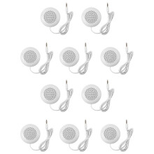 10X White 3 5mm Pillow Speaker for CD Radio MP3 Player GL