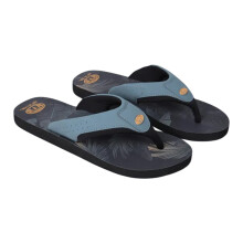 (7 UK, Dark Khaki) Animal Mens Jekyl Recycled Flip Flops