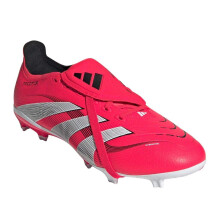 (12 UK, Red/White) Adidas Mens League Fold Over Synthetic Firm Ground Football Boots