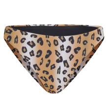 (10 UK, Black/Brown) Brave Soul Womens/Ladies Leopard Print Reversible Bikini Bottoms