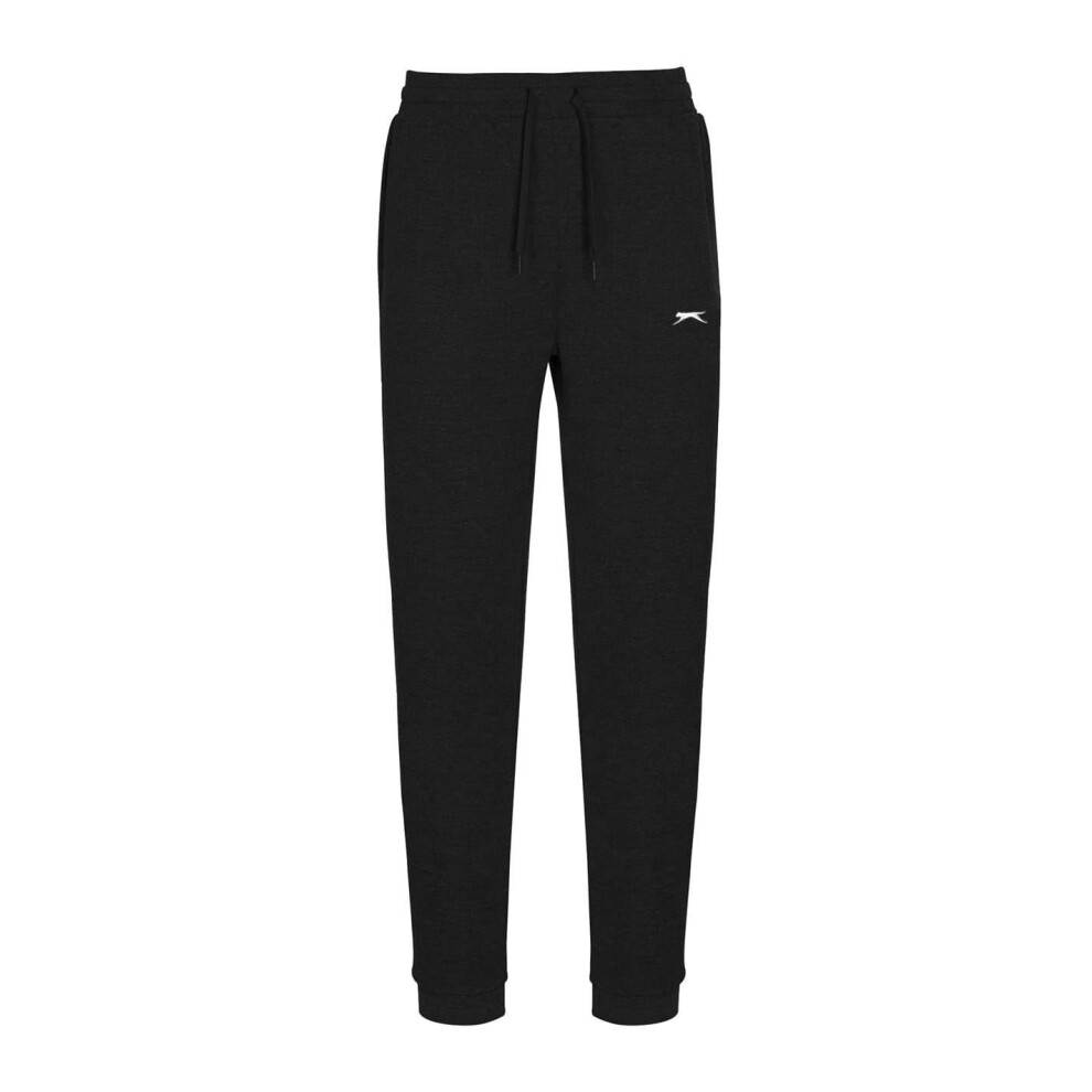 Slazenger (16 Uk, Black) Womens/Ladies Interlock Jogging Bottoms