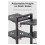 Adjustable Pot Organizer Rack - Space-Saving, Rustproof Storage for Pans, Pots & Lids - Under Cabinet Kitchen Solution 3
