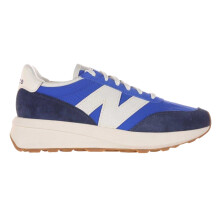 (10 UK, Navy/Gemstone Green) New Balance Mens 370 Suede Trainers