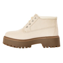 (5 UK, White) Timberland Womens/Ladies Stone Street Leather Waterproof Ankle Boots