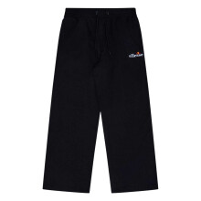 (L R, Black) Ellesse Womens/Ladies Cordova 2 Logo Wide Leg Jogging Bottoms
