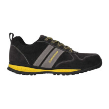 (8.5 UK, Charcoal) Dunlop Mens Houston Leather Safety Shoes