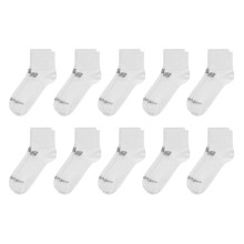 (9 UK-11 UK, White) New Balance Unisex Adult Ankle Socks (Pack of 10)